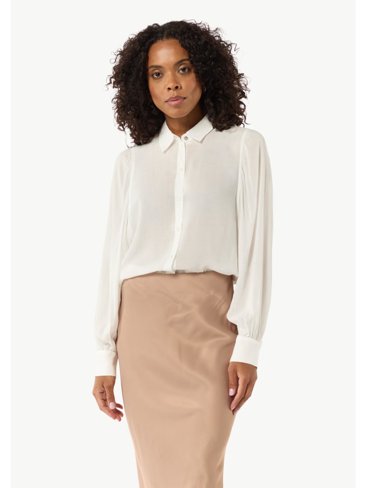 

Блуза comma Bluse langarm, белый