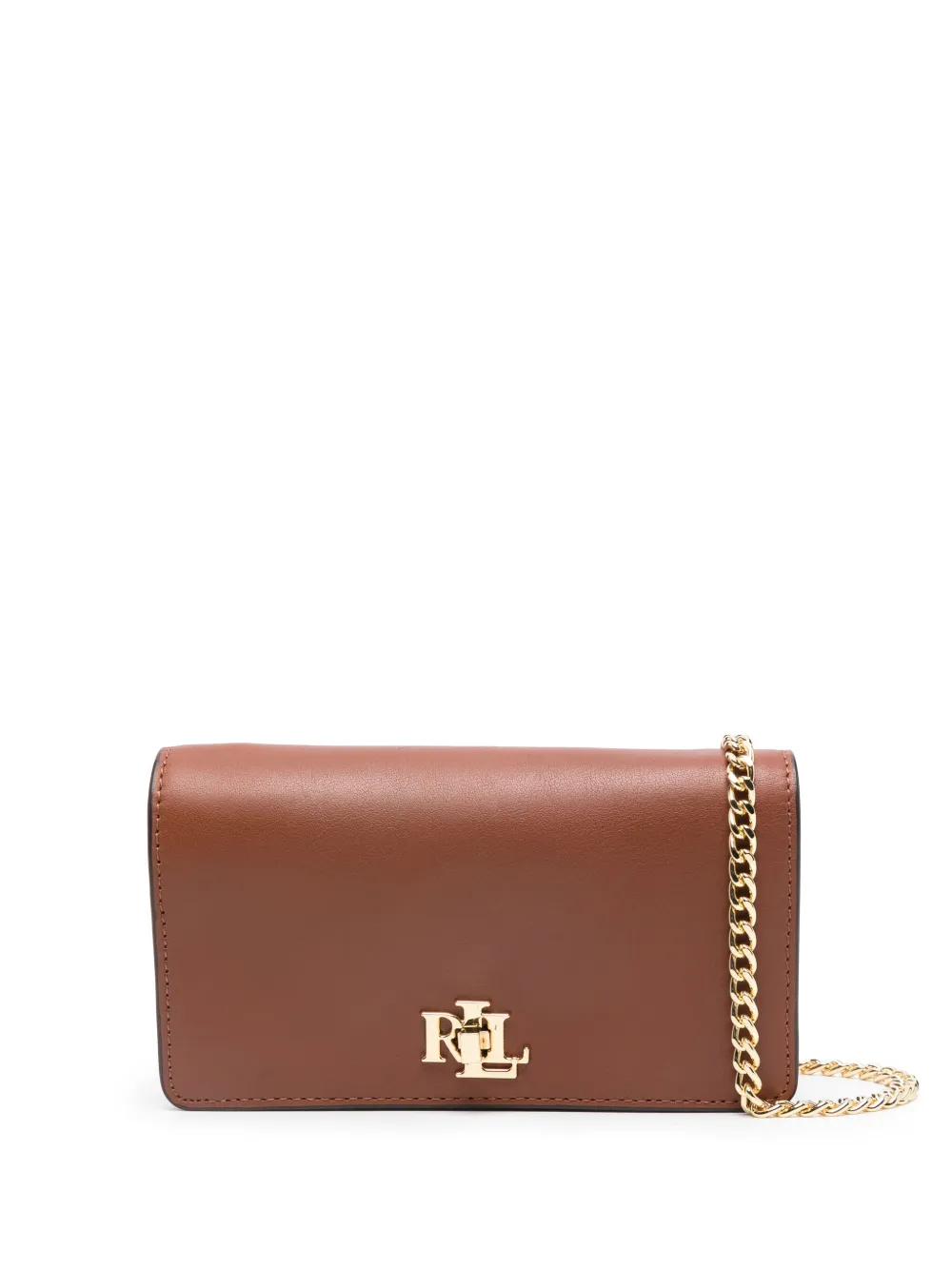 

Сумка через плечо с логотипом Lauren Ralph Lauren, коричневый