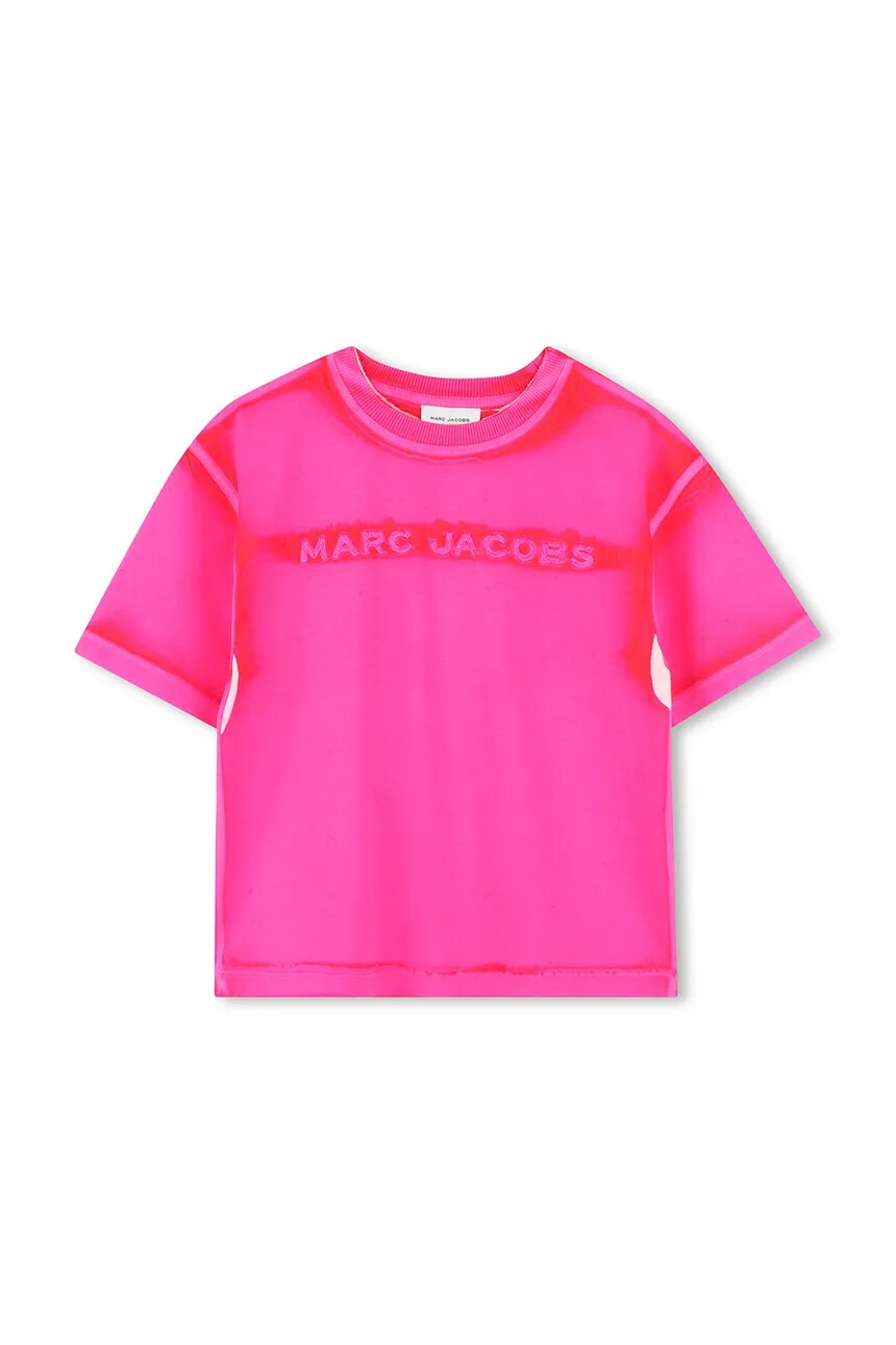 

Футболка детская хлопковая Marc Jacobs, розовый