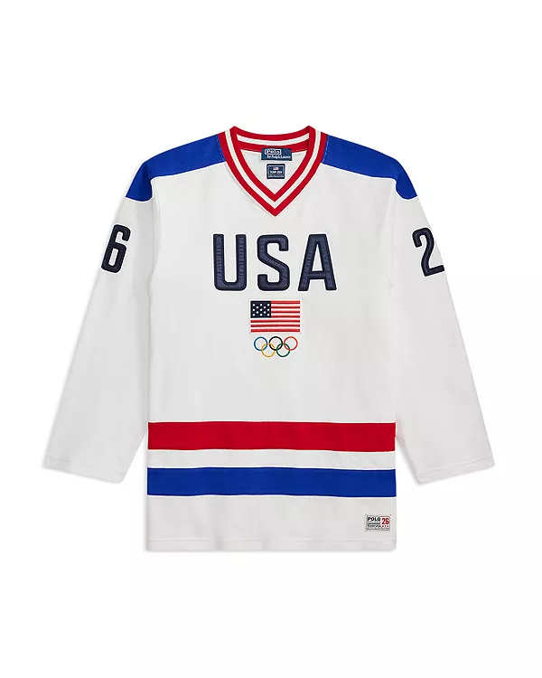 

Хлопковая футболка-туника сборной США Ralph Lauren, мультиколор