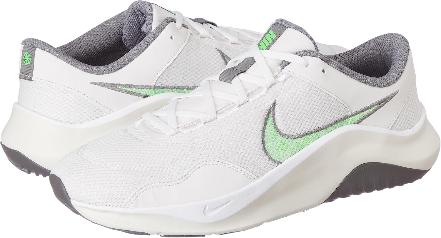 Кроссовки мужские для тренировок Nike Legend Essential 3 Next Nature для взрослых DM1120-006, Bone/Green — фото 2