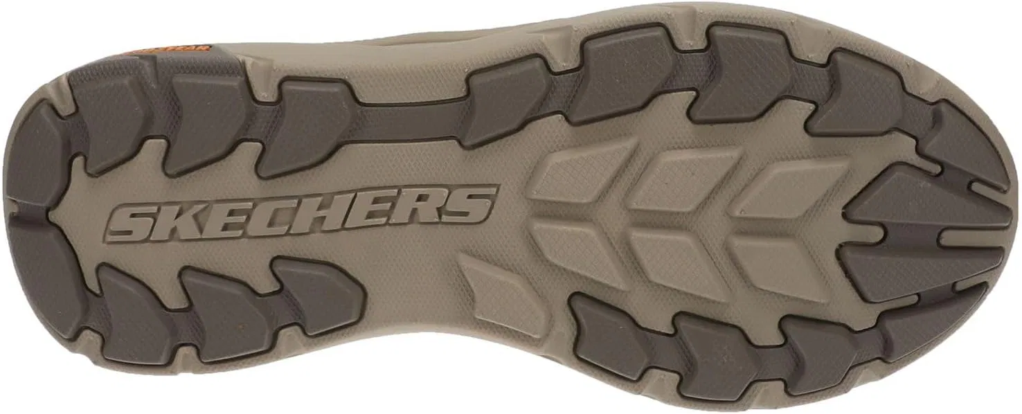 Мужские лоферы Skechers USA Pollard-Osgood Moc Toe, бежевый — фото 3