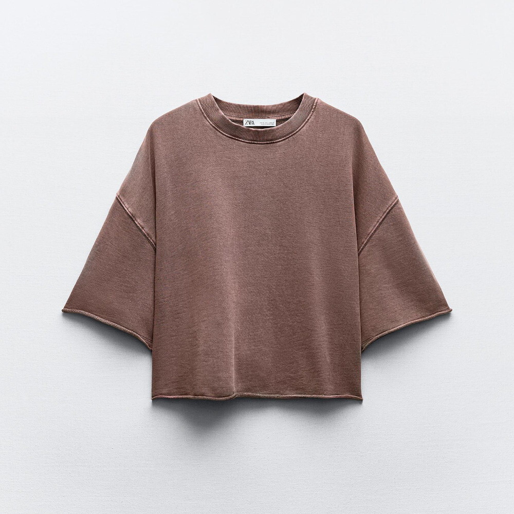 

Свитшот Zara Plush, бордовый