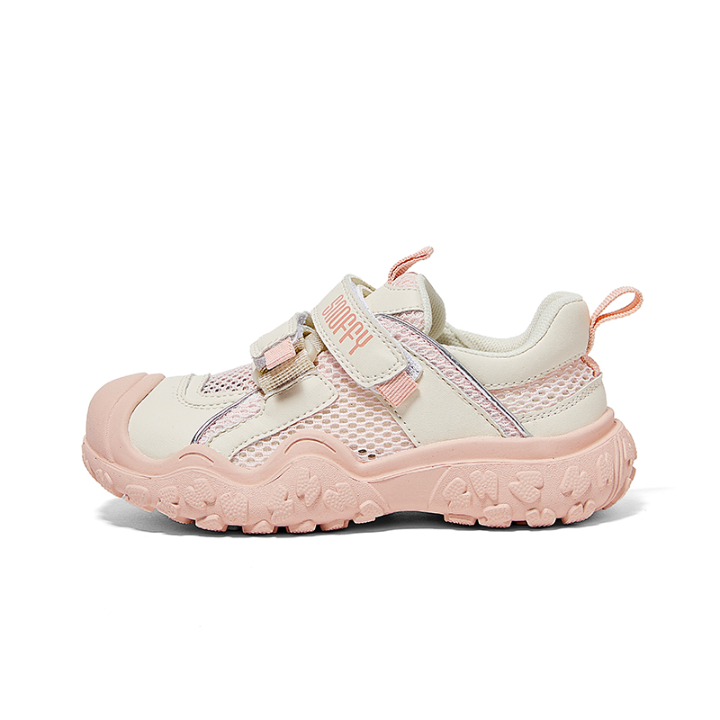 

Дышащая, легкая, амортизирующая повседневная обувь для детей Snoffy, слоновая кость/белый/розовый