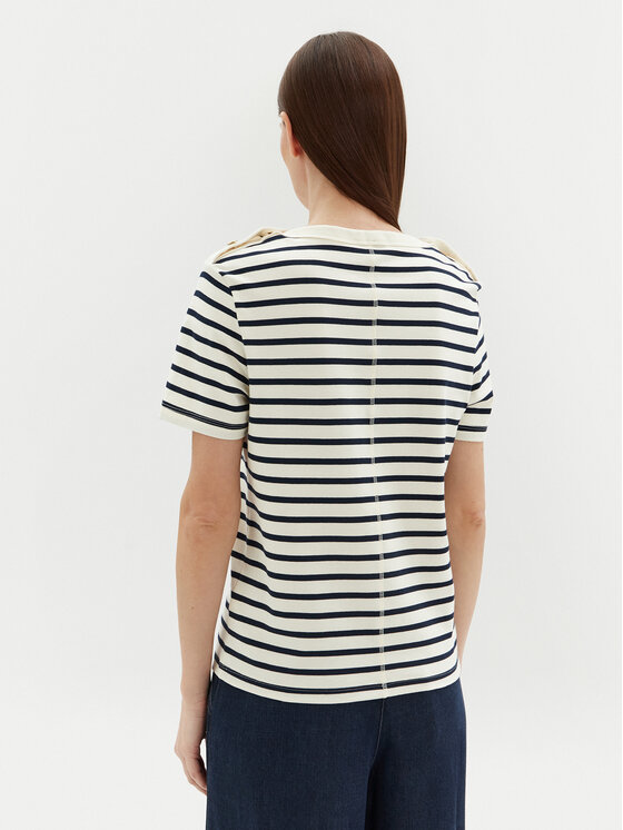 Блузка обычного кроя WW0WW42907 Tommy Hilfiger, экрю — фото 3