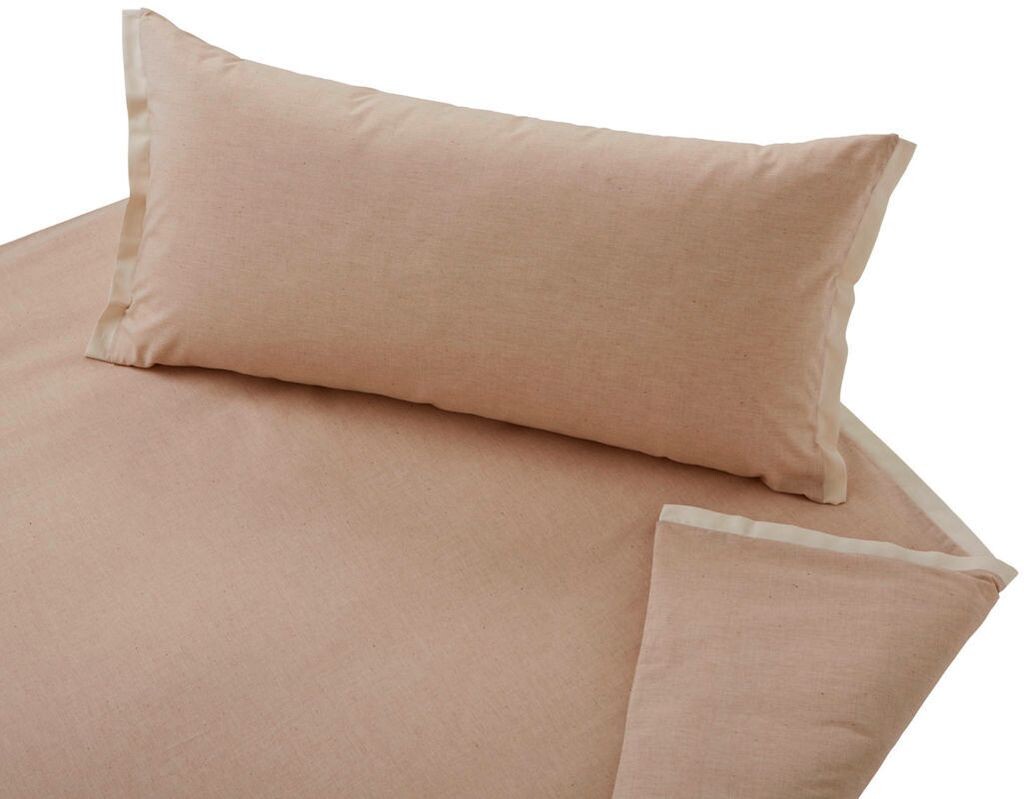

Постельное белье Cotonea Organic Chambray Pure Color Natural Light Brown 015 Размер 135x200 + 80x80 см