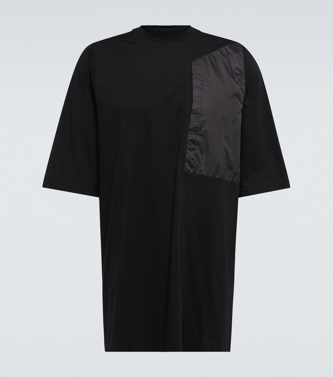 

Футболка из хлопкового джерси с карманом Rick Owens, черный