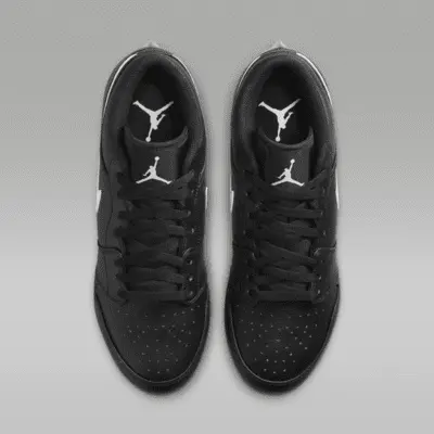 Бутсы Jordan 1 Low TD, черный/белый — фото 4