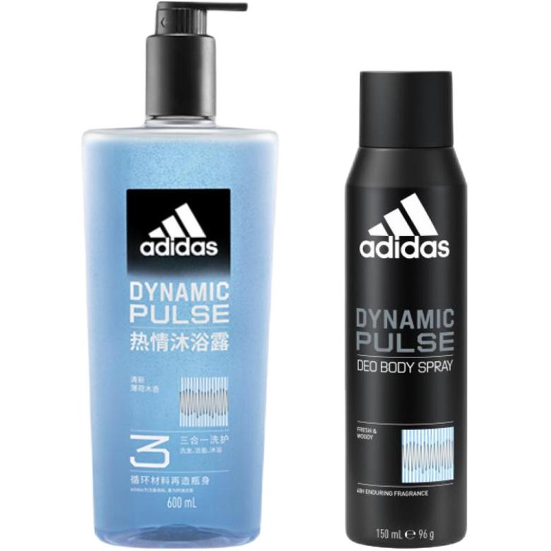 

Освежающий набор для ухода за телом с длительным эффектом успокаивающее действие для кожи комплект из четырех предметов Adidas