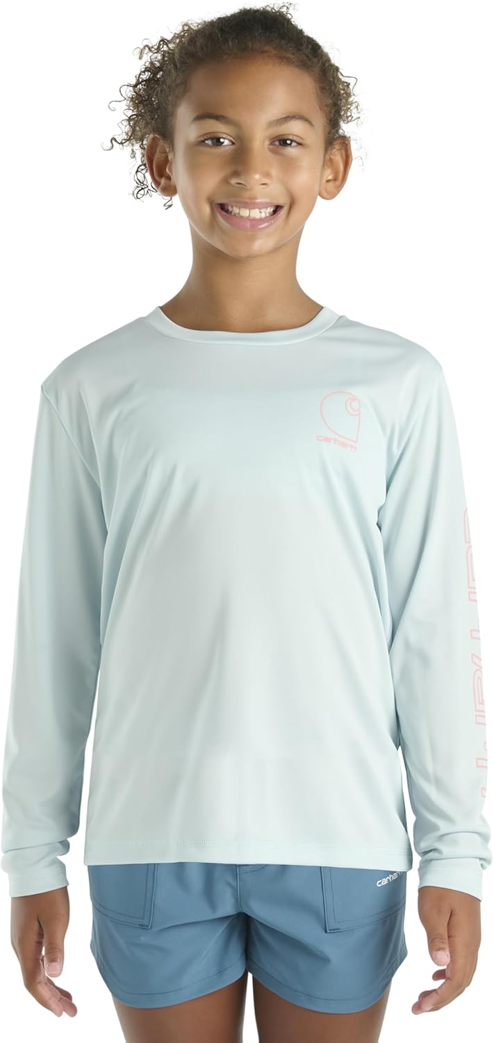 

Детская футболка Carhartt Unisex Force Sun Defender с длинным рукавом, Light Blue, Синий, Детская футболка Carhartt Unisex Force Sun Defender с длинным рукавом, Light Blue