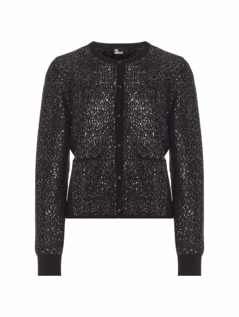 

Кардиган с пайетками The Kooples, черный