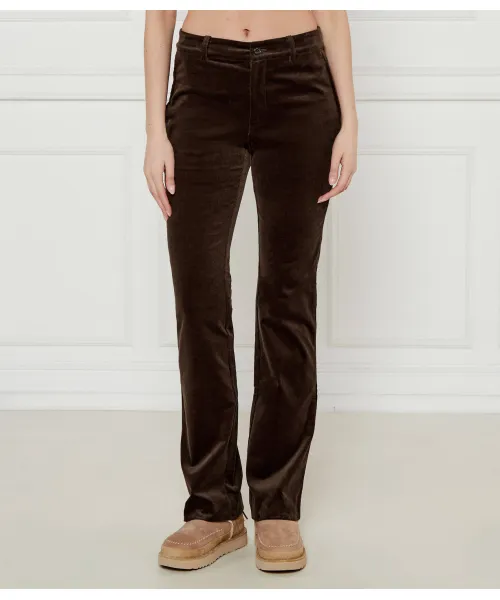 

Брюки Flare fit Lauren Ralph Lauren, коричневый
