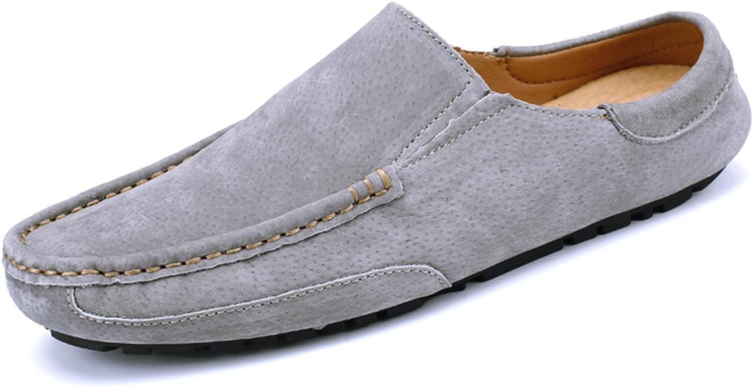 

Мужские ручной работы замшевые кожаные лоферы Abborora, серый