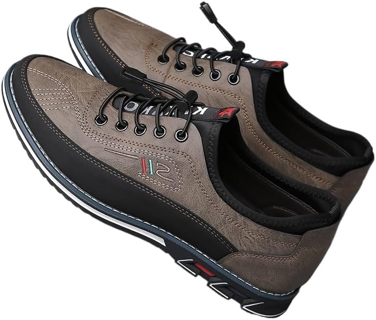 

Мужские модные деловые повседневные офисные лоферы без шнурков с регулируемой высотой, из искусственной кожи, удобные для вождения, работы, прогулок, вечеринок и официальных мероприятий, оксфорды Hhhchpm, хаки