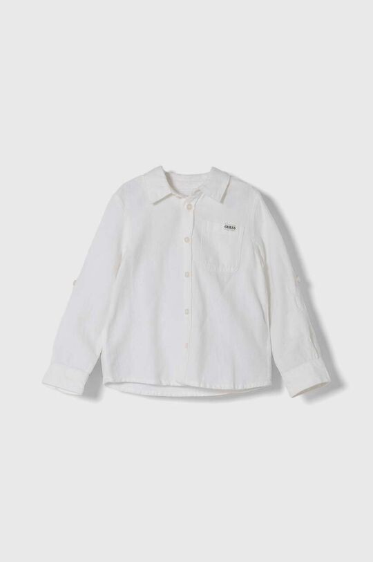 

Свитер с добавлением льна для ребенка Guess, белый