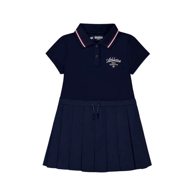Платье детское с отложным воротником New Balance Marine Blue