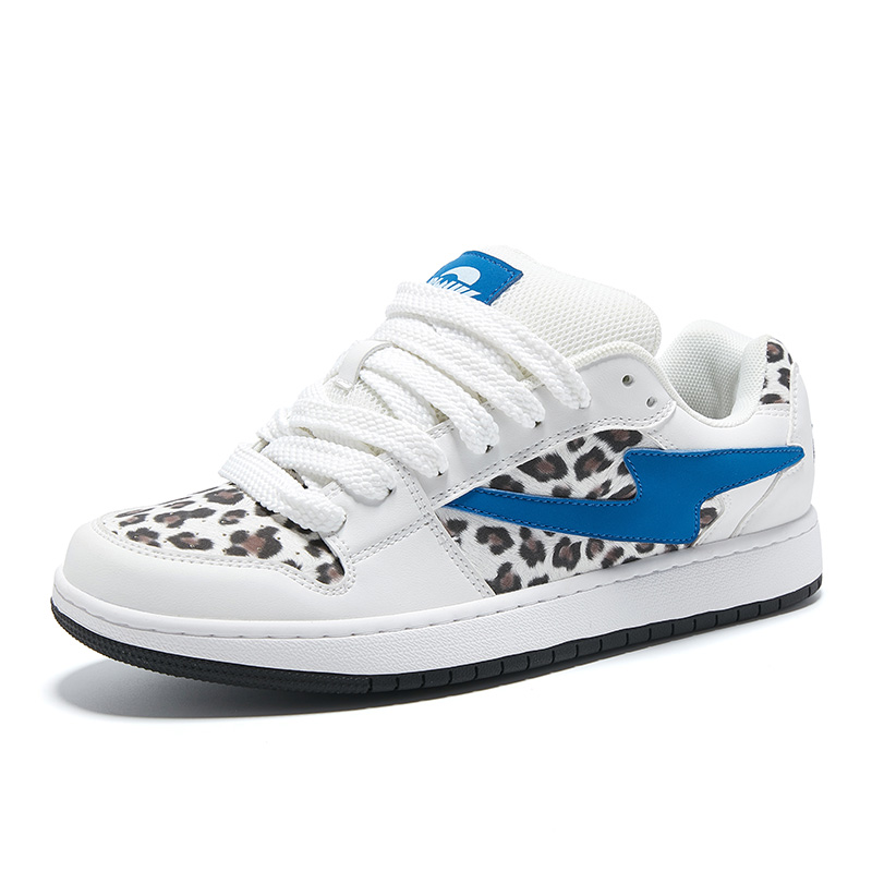 

Повседневные объемные кроссовки Tianmu, низкие кроссовки для скейтбординга, унисекс Tinmuu, leopard print синий height-increasing insole edition