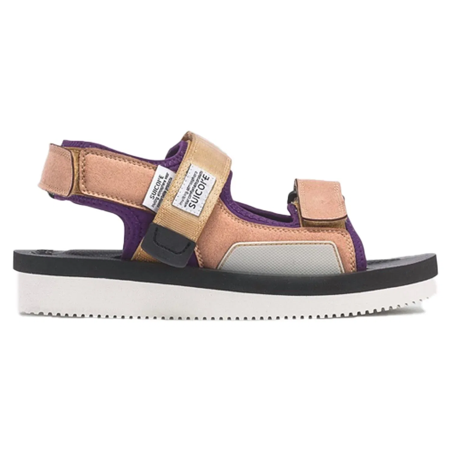 SUICOKE Мужские сандалии Was-V бежевого цвета