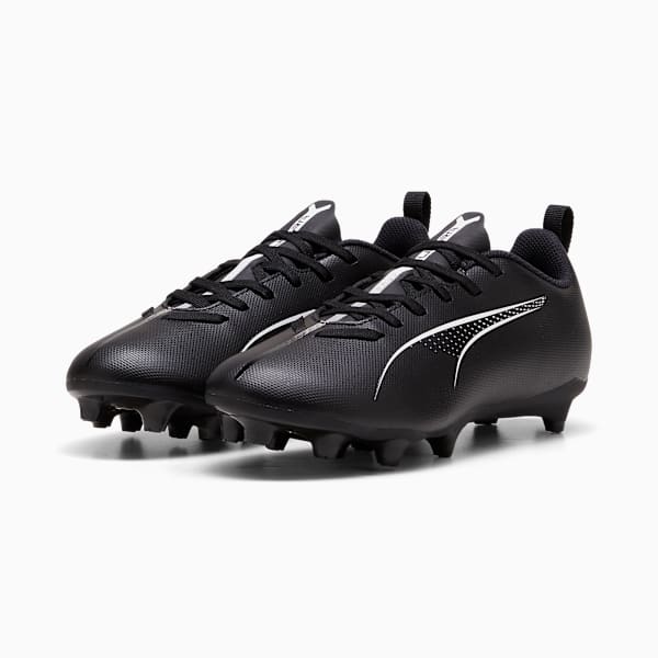 Детские футбольные бутсы для игры на твердом/искусственном грунте Ultra 5 Play Puma, черный — фото 2