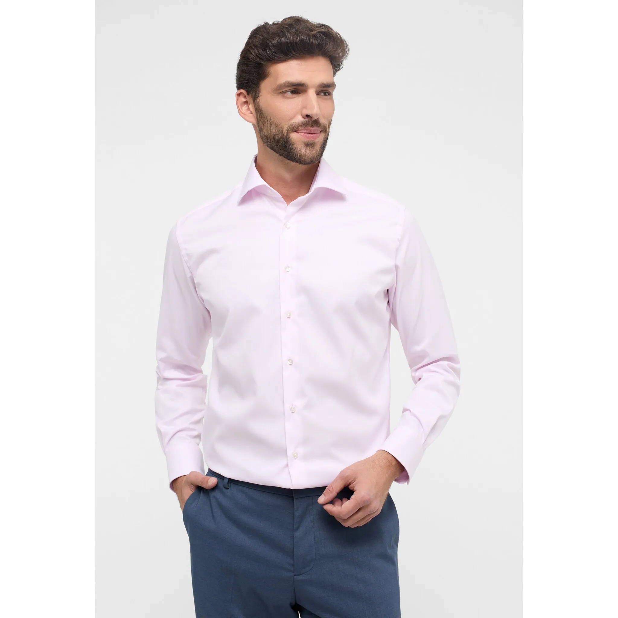 

Рубашка Eterna с длинными рукавами "MODERN FIT", розовый