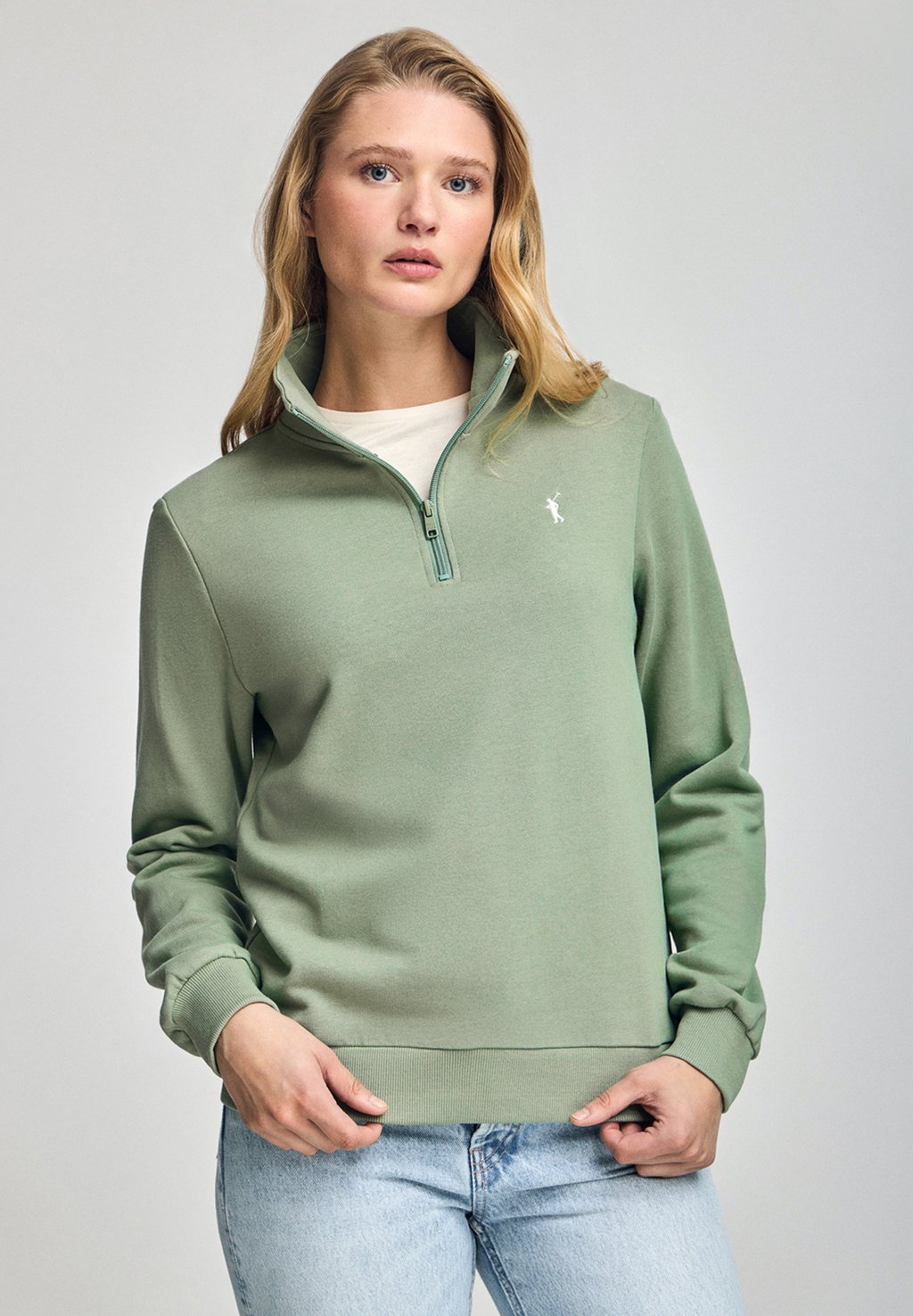 

Толстовка ZIPPER NECK RIGBY GO Polo Club, зеленый