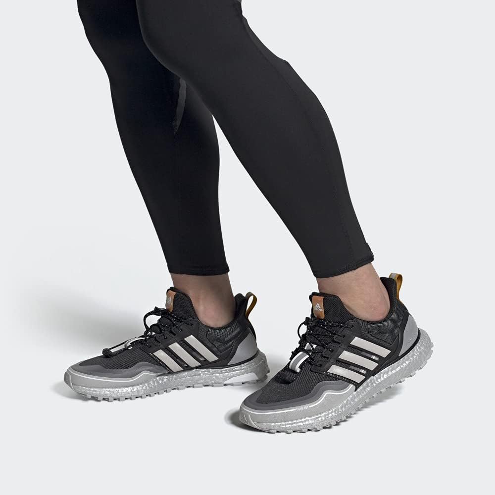 Мужские беговые кроссовки Adidas Ultraboost Cold.RDY, черный/серый — фото 3