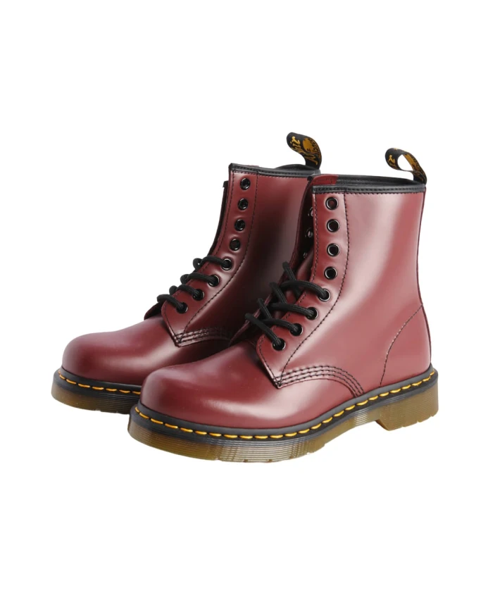 

Ботинки на шнуровке Dr. Martens, красный