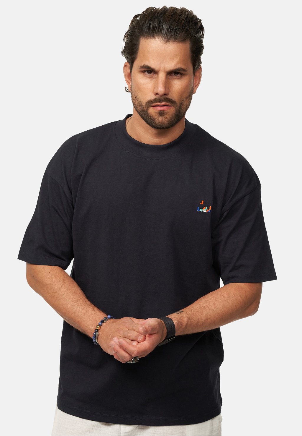 

Футболка с принтом ONE REDOX T-SHIRT OVERSIZE, темно-синий
