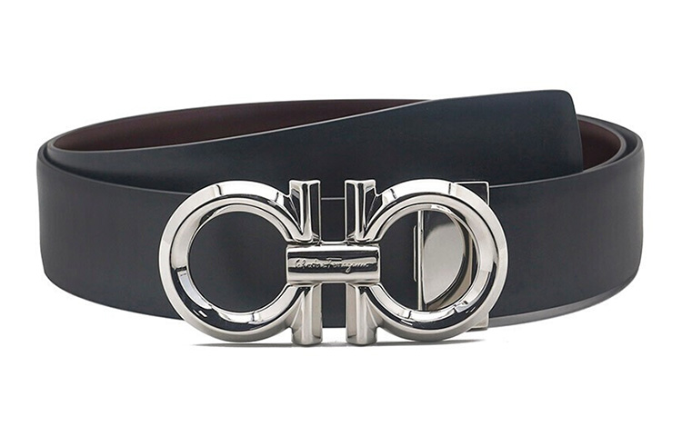 

Ferragamo Мужской кожаный ремень из коровьей кожи шириной 3.5 см