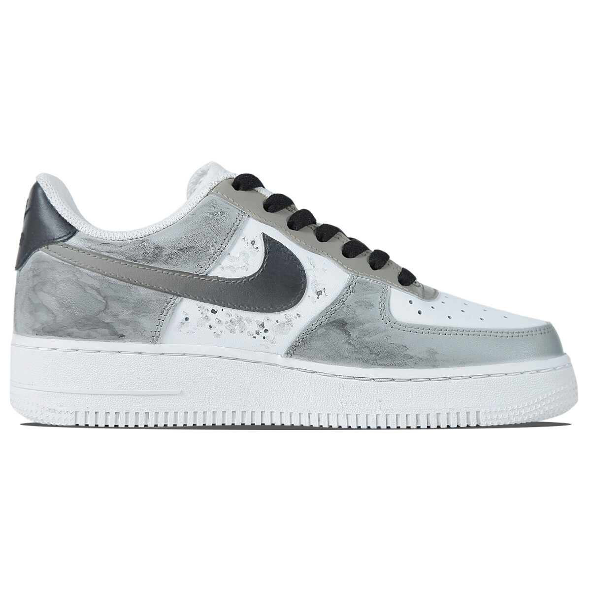 

Кроссовки Air Force 1 для скейтбординга мужские с низким верхом, черный/белый/серый Nike