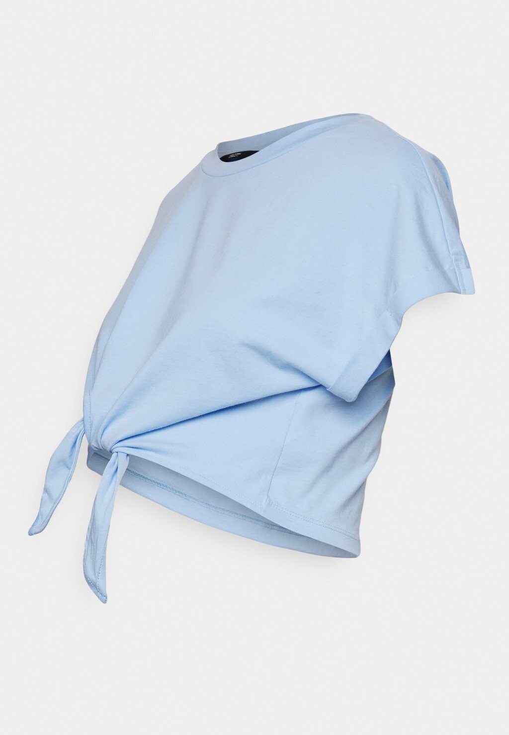 

Базовая футболка Vmmpanna Crop New Vero Moda, светло-голубая