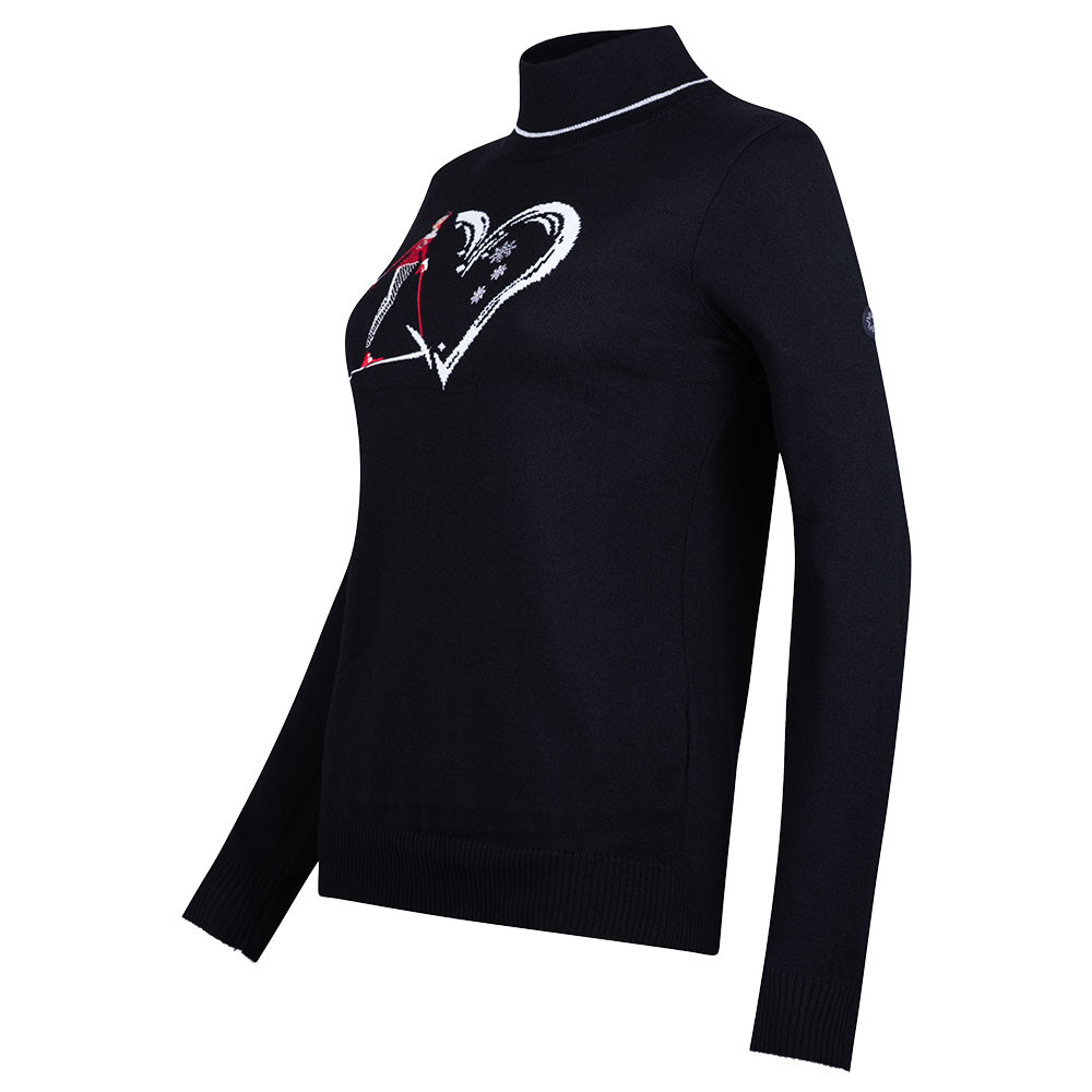 

Свитер с высоким воротником Newland Reine Blanche (женский), Black/White