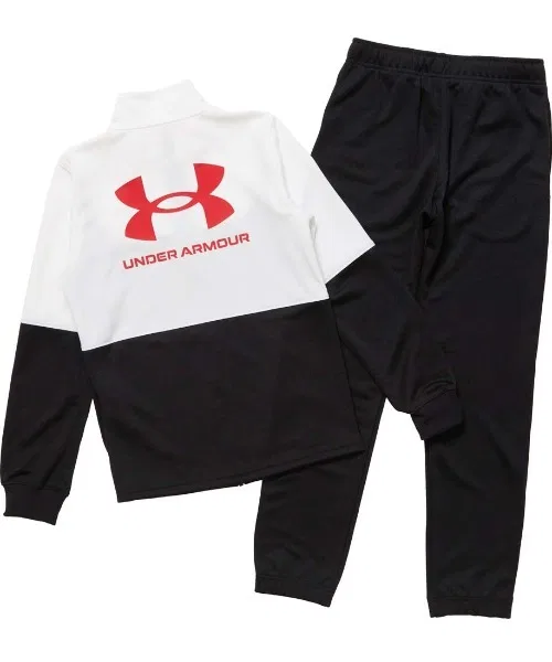 Тренировочный костюм с принтом Under Armour детский, набор из двух предметов, чёрный с серым — фото 2