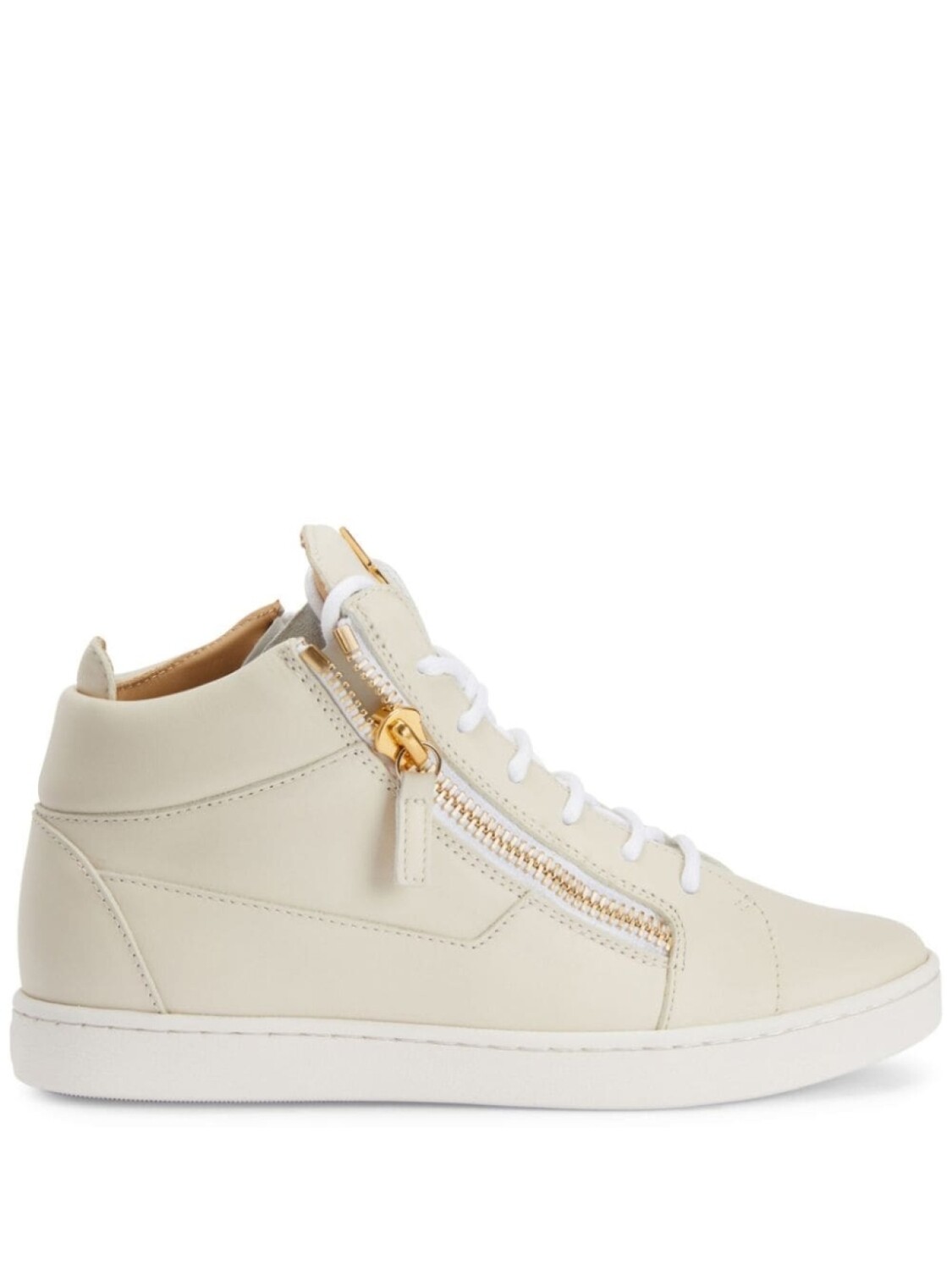 

Giuseppe Zanotti Nicki leather sneakers, белый