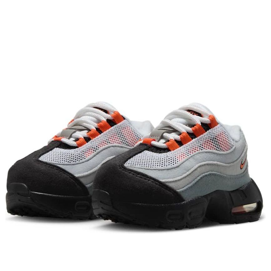 Кроссовки (PS) Nike Air Max 95 OG 'Bright Mandarin' 2025, белый — фото 3