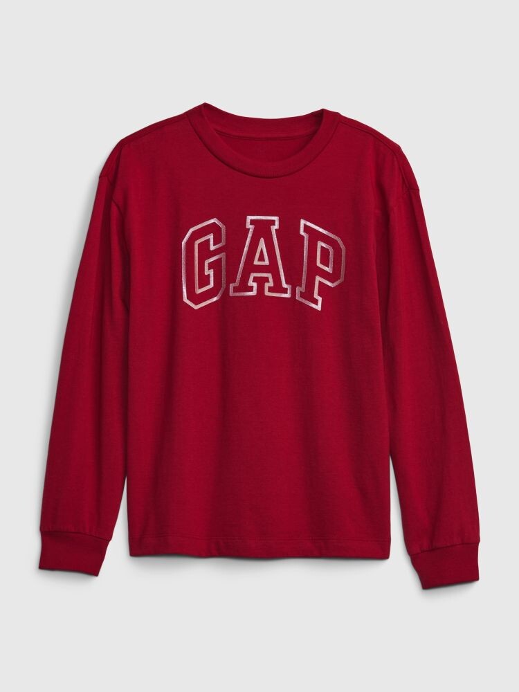 

Детская футболка с логотипом Gap, красный