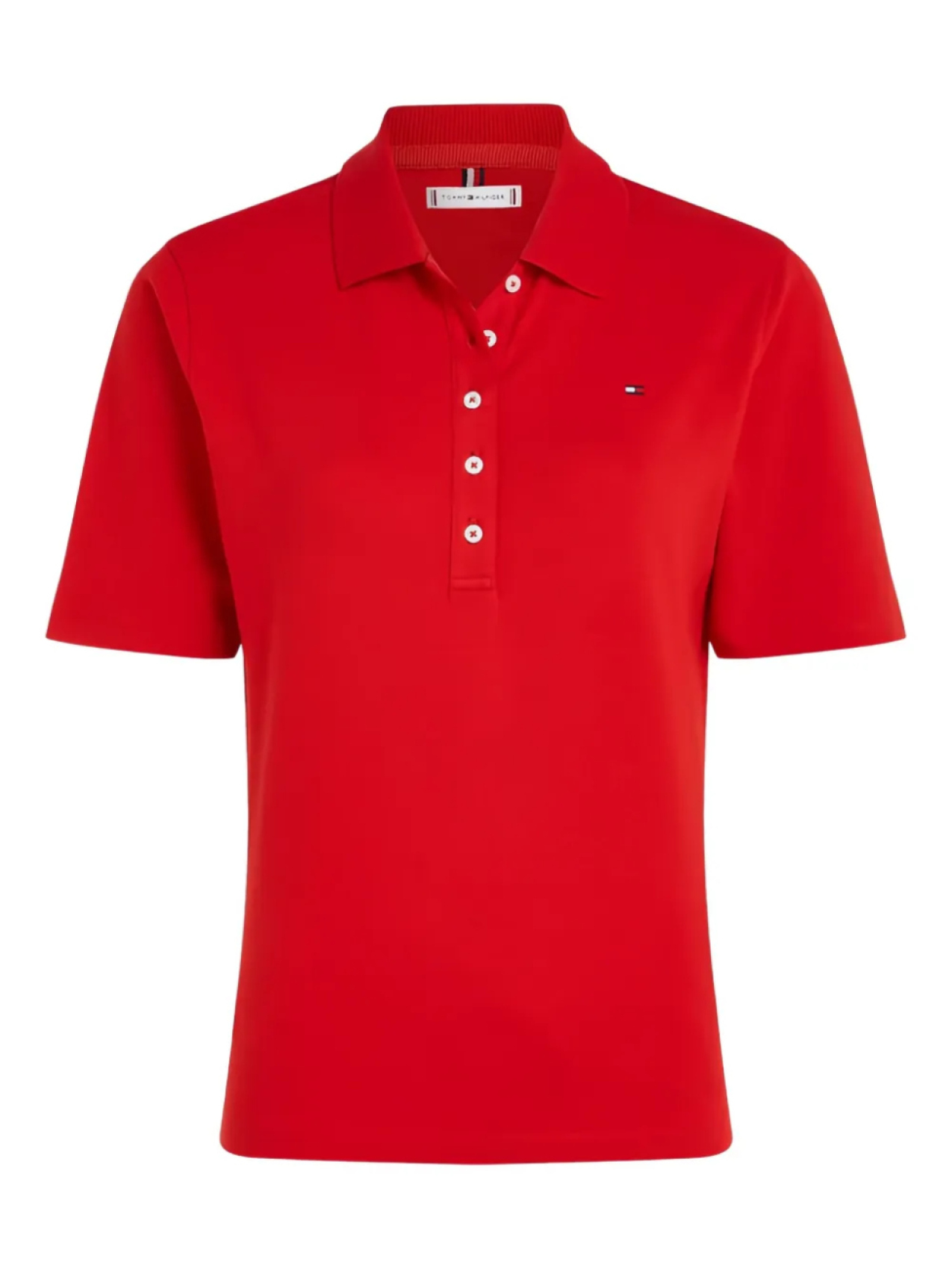 

Рубашка-поло Tommy Hilfiger cotton polo top, красный