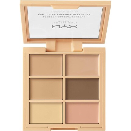 Палитра Conceal Correct Contour - Light 01, Nyx Professional Makeup — фото 2