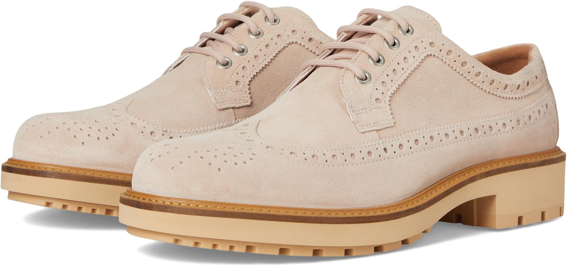 

Оксфорды ECCO Oslo Wing Tip Oxford, цвет Dust