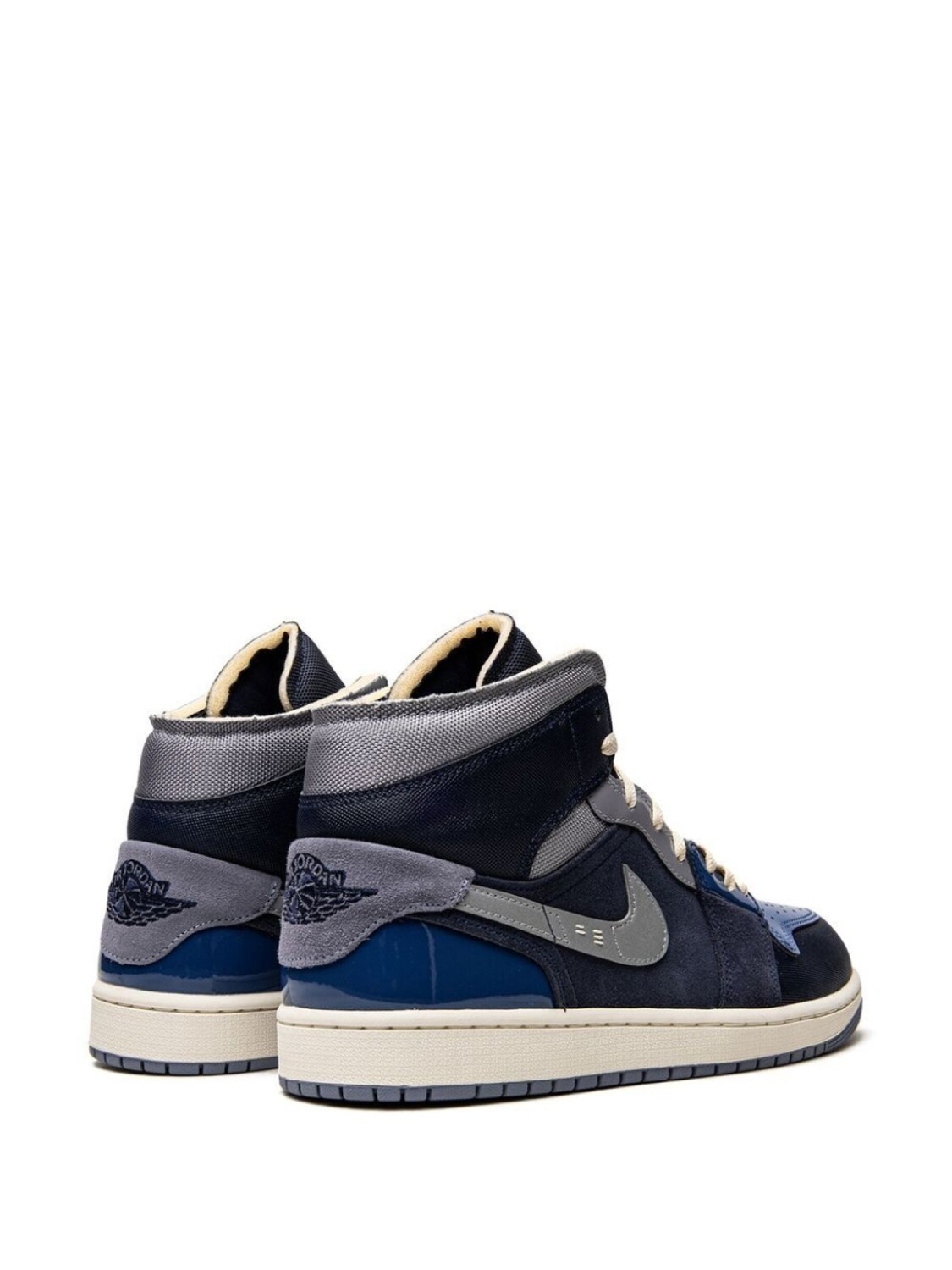 Кроссовки Air 1 Mid SE Craft Obsidian Jordan, синий — фото 3