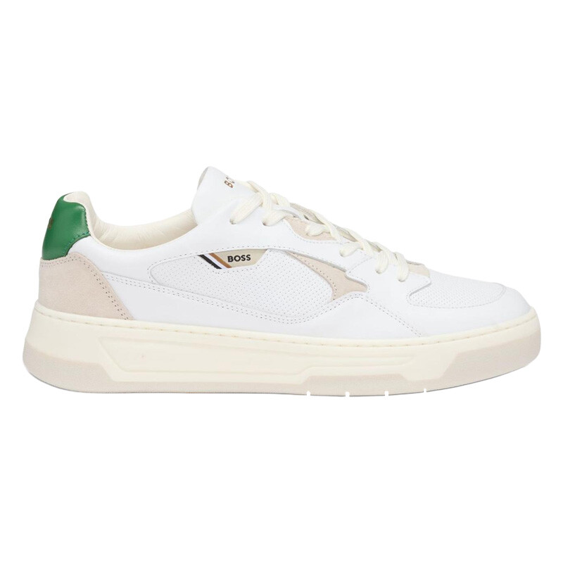 

Дубль Кроссовки HUGO BOSS Skateboarding Shoes Men Low-top White, белый