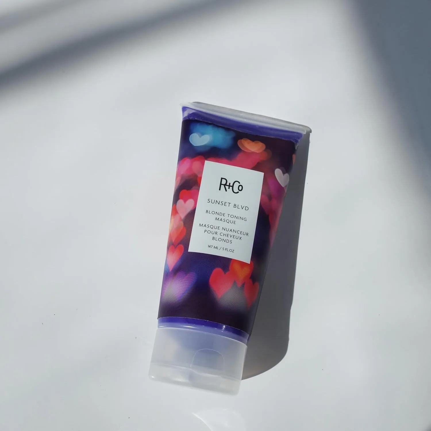 Тонирующая маска для волос R+Co Sunset Blvd Blonde | Корректирует светлые оттенки + Предотвращает выцветание цвета волос + Питает | Веганский продукт + Не тестируется на животных | 140 мл, yellow — фото 4