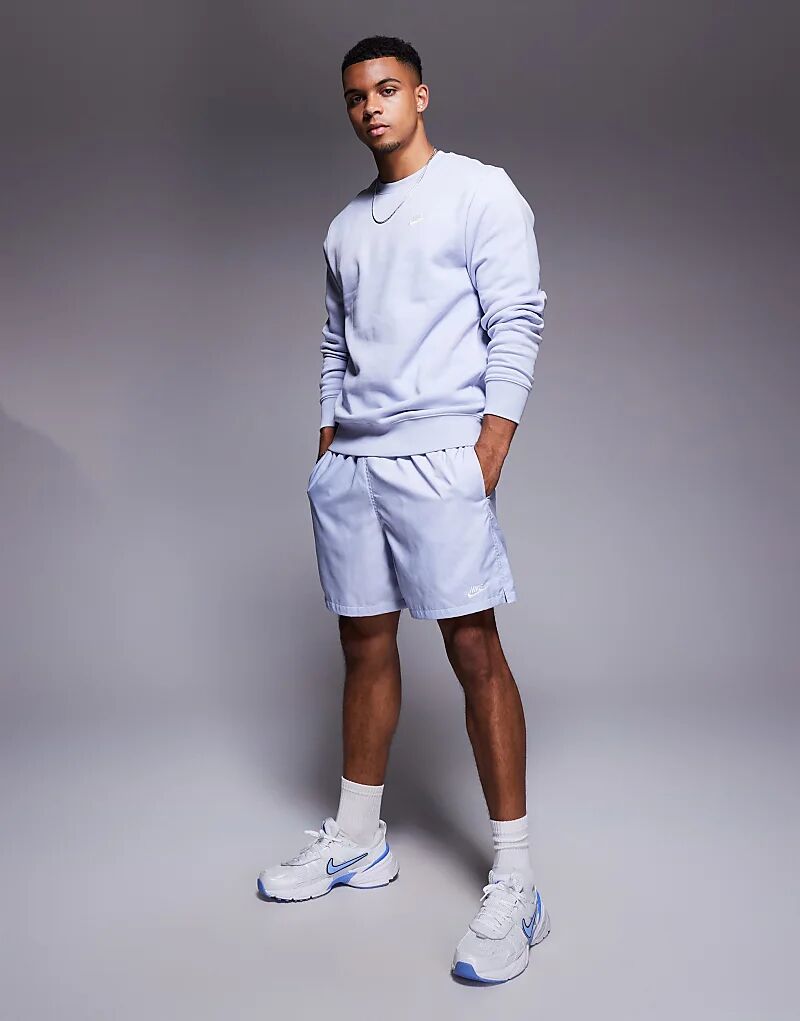 

Шорты Nike Club сиреневого цвета