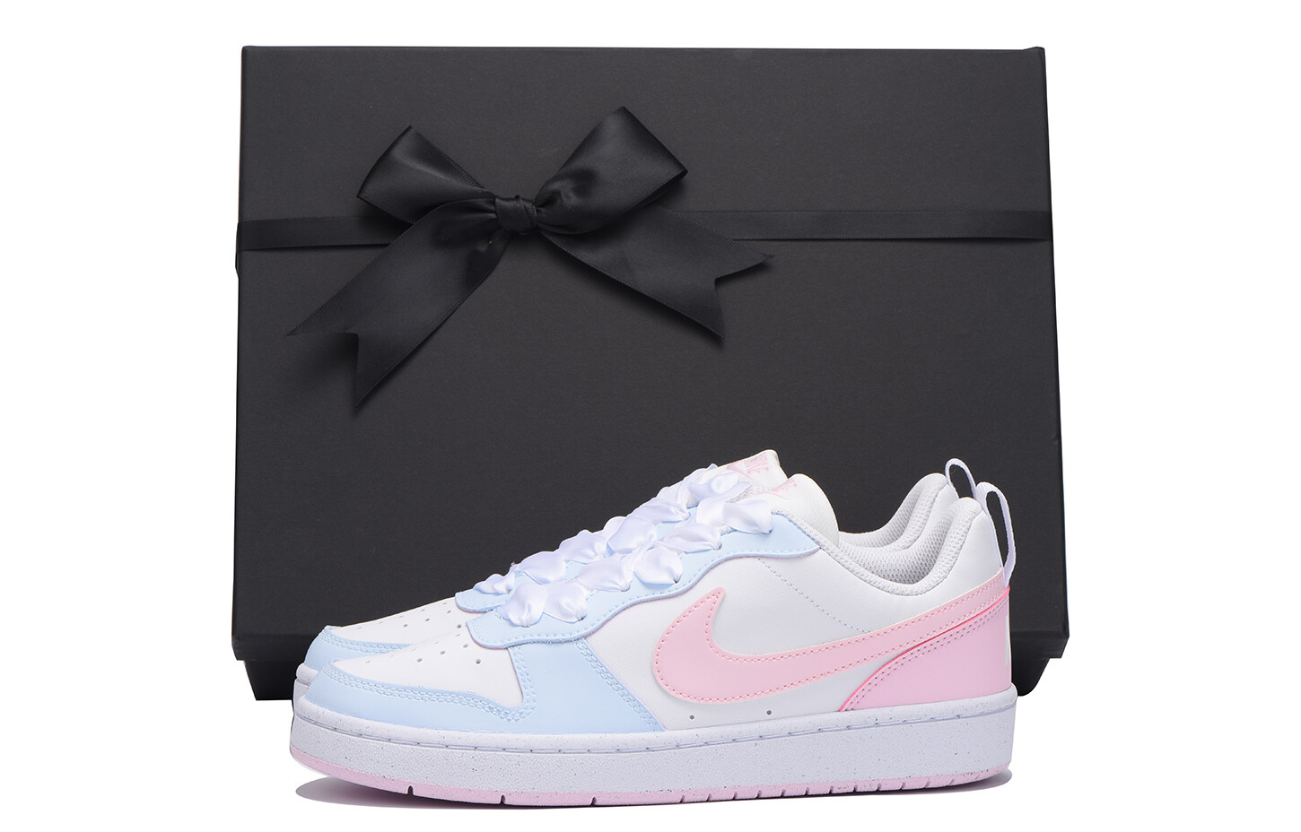 

Кроссовки Nike Court Borough Kids' Skateboarding Shoes Grade School, розовый