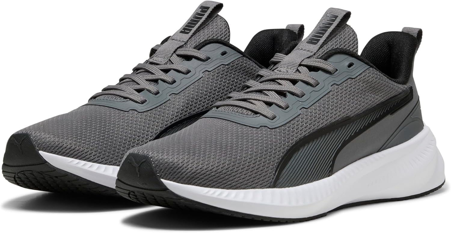

Кроссовки PUMA Unisex-Adult Flyer Lite 3, белый/черный/серый/темно-серый