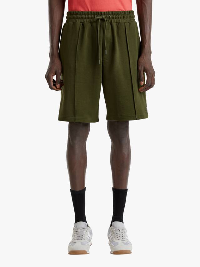 

Флисовые шорты Benetton, цвет Dark Military Green