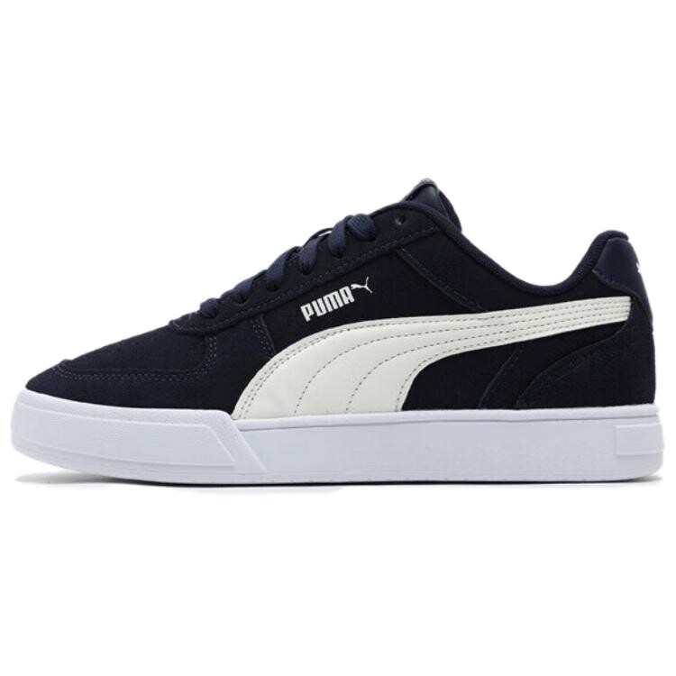 

Кроссовки Puma Caven Skateboarding Shoes Unisex Low-top Navy/White, темно-синий