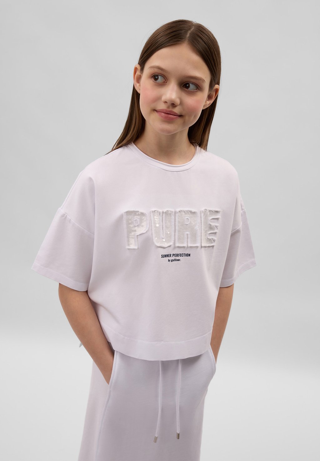 

Футболка с принтом Gulliver, белый