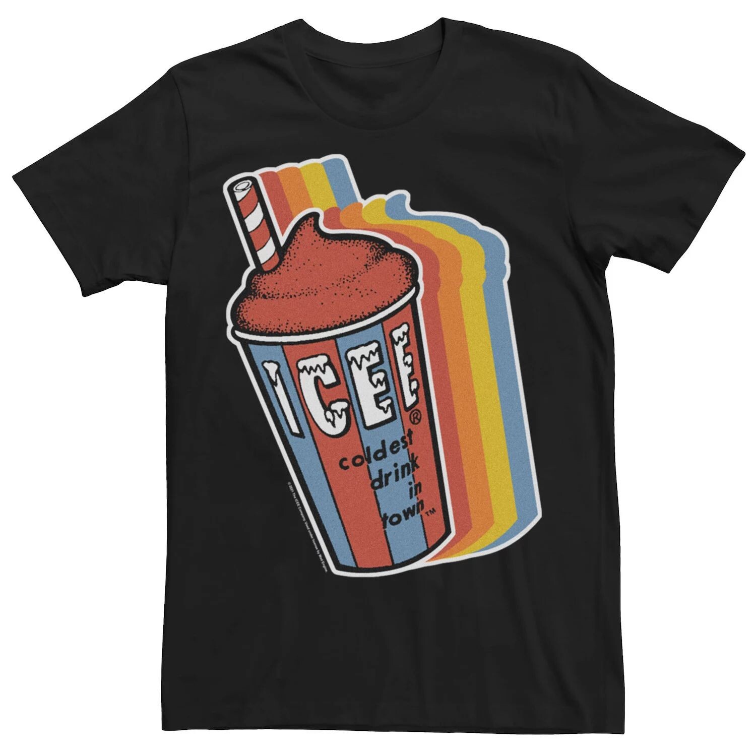 

Мужская футболка ICEE с неоновым портретом в стиле ретро Licensed Character