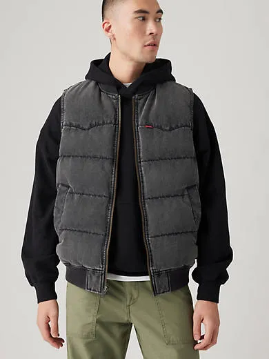 

Суперпуховик в стиле вестерн Levi's, цвет Eclipse Puffer - Dark Wash